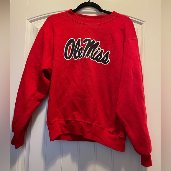 Soffe Red Ole Miss Sweatshirt - Picture 1 of 4